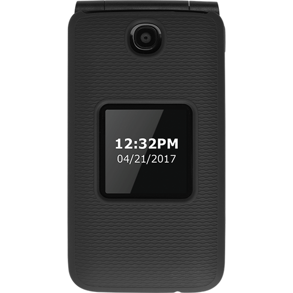 QuikCell Soft Touch Two-Piece Shield Case and Holster - AT&T Cingular Flip 2 - Black